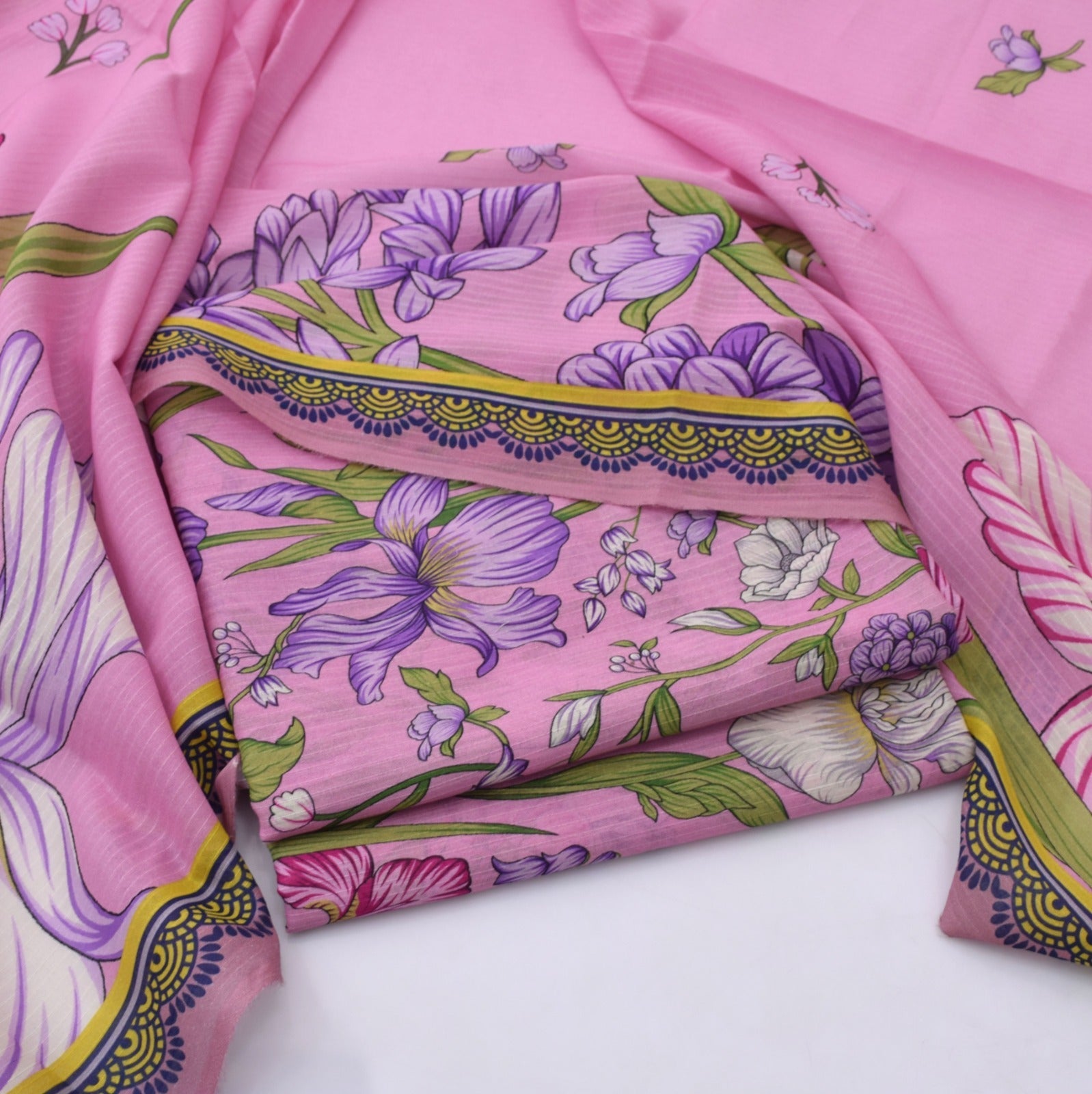 Baroque 3pc Bana Dora Lawn Allover Shirt Trouser with digital dupatta 9560