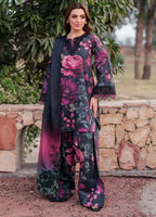 Lawn 3p Suit Allover Shirt Trouser with digital voil lawn dupatta 9518