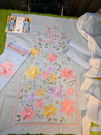 Pure lawn hit code 3p fancy 018